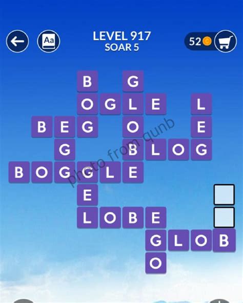 wordalot level 917|Wordscapes Level 917, Soar 5 .